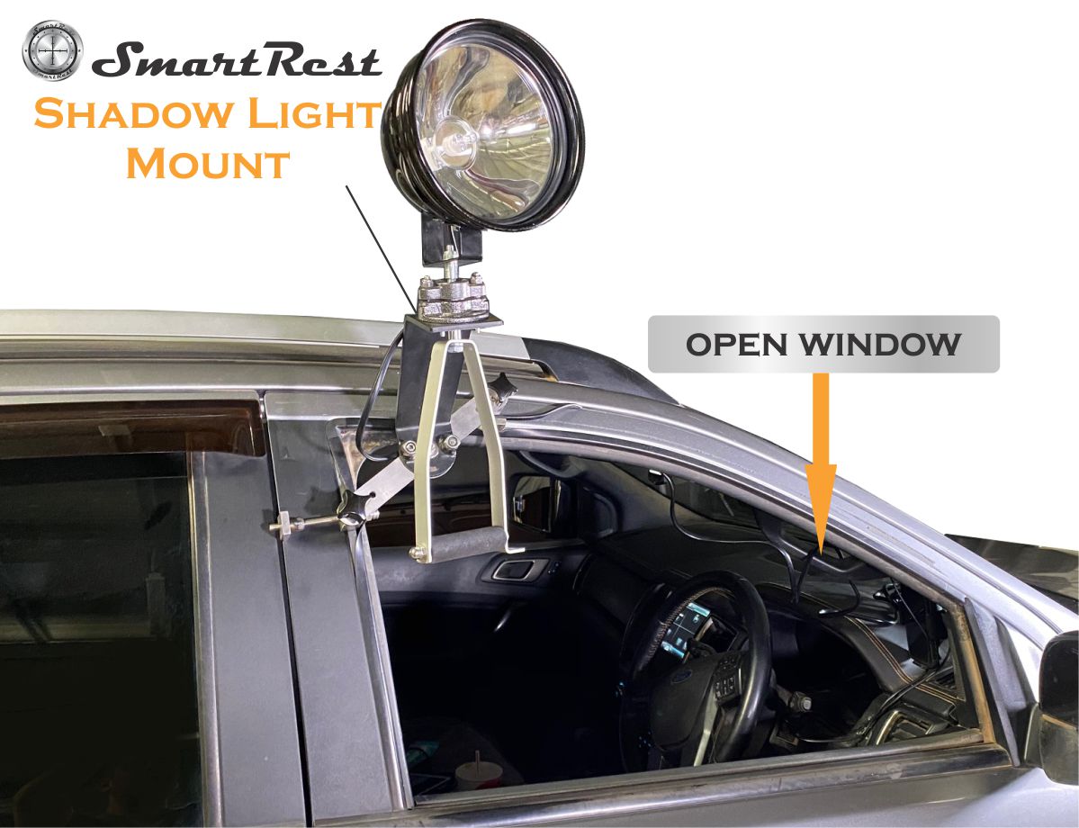 Handle Shadow Mount SmartRest Light Mount for Spotlight on car door frame 